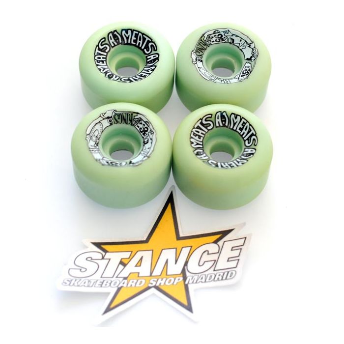 Ruedas A1 Meats NOS Kings 55mm x 36mm 95a Teal