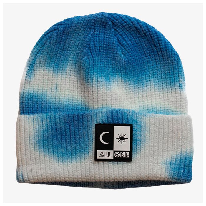 Gorro de lana acrilica. All one Brand Tie Dye Beanie Blue. Color: Azul