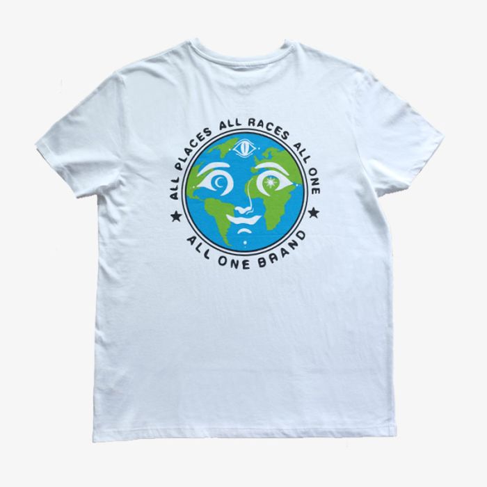 Camiseta manga corta All One Brand All places All races Organic Tee
Color: Blanco
