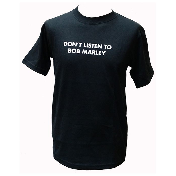 Camiseta Birdhouse Dont Listen to Bob Marley, Negro