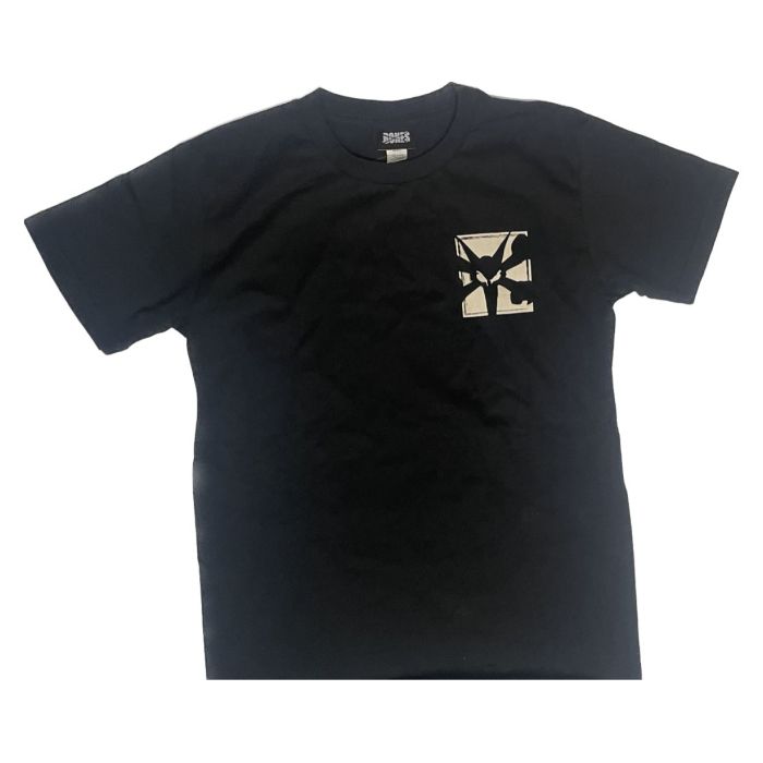 Camiseta de manga corta Bones Boxer. Color: Negro