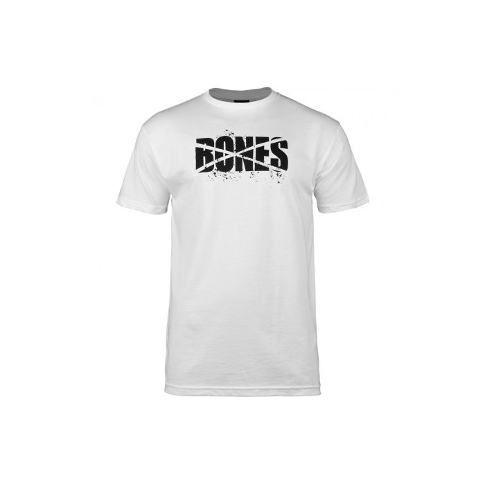 Camiseta de manga corta Bones Basic. Color: Blanco