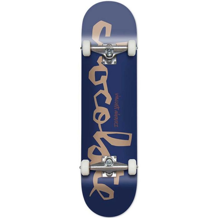 Tabla Chocolate Skateboard  Alvarez Chunk 7.75 X 31". Color: Azul