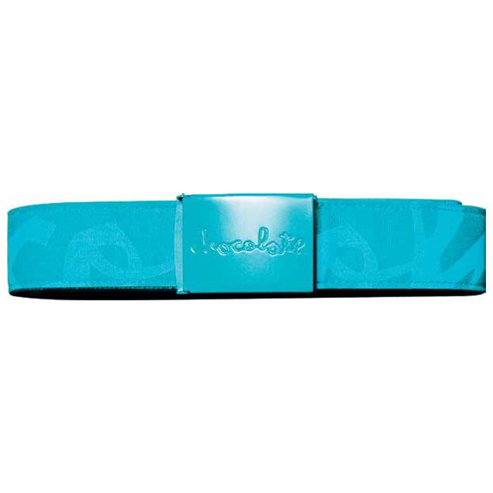 Cinturon Chocolate Skateboards Tonal Scout Belt. Color: Azul Acqua Fluorescente. (Unidad)
