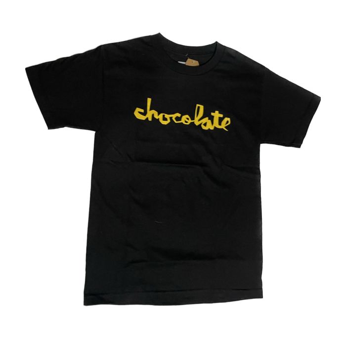 Camiseta de manga corta Skateboards Chunk Smoke. Color: Negro/Amarillo