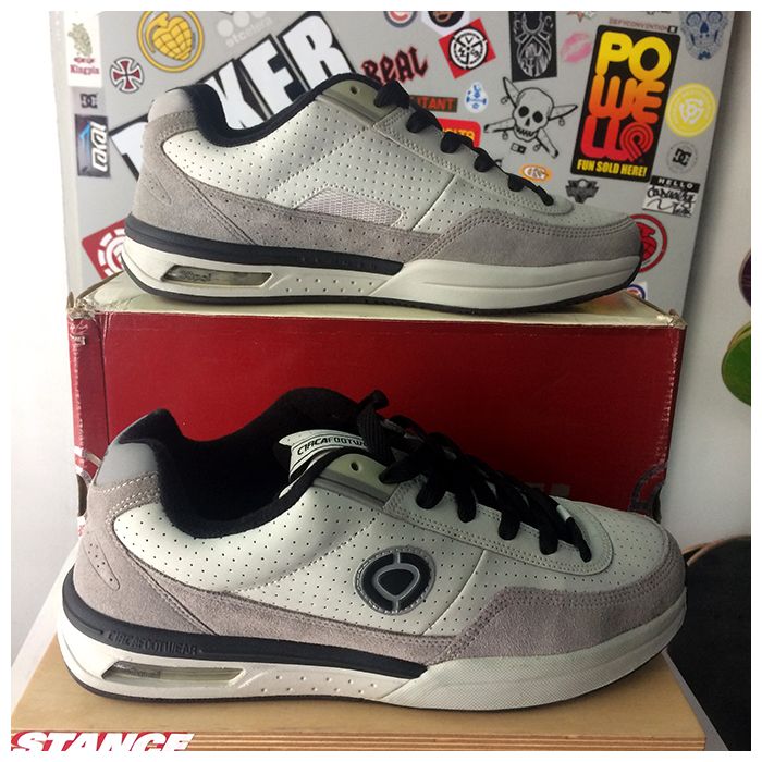 Circa Shoes Chad Muska CM 703 Silver Grey Color Plateado Gris