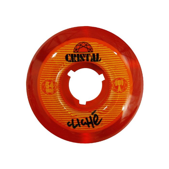 Ruedas de monopatín Cliché Cristal Orange 54mm 101a

