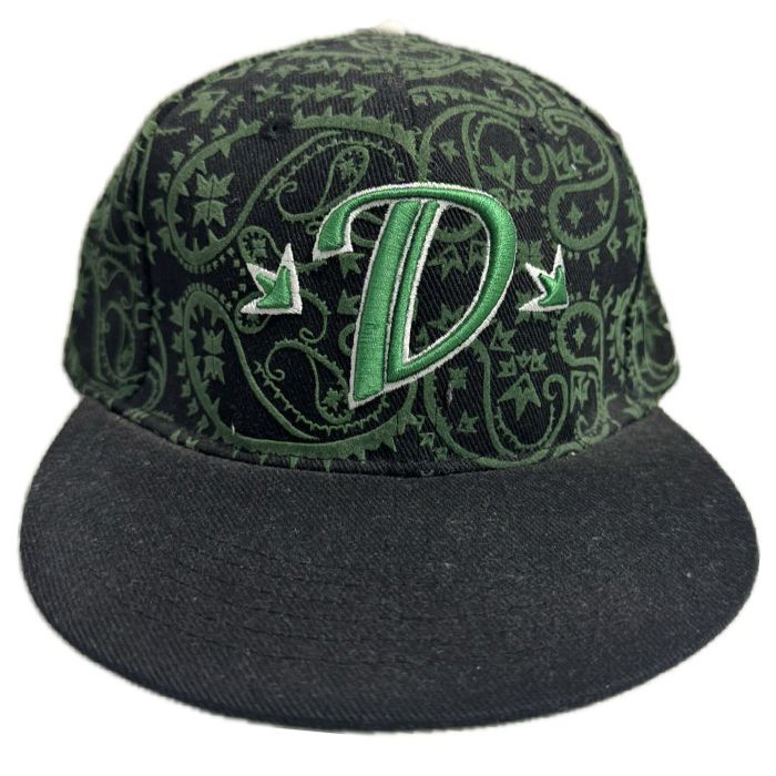 Gorra Dekline Bandana Hat Flocked Pro Fit Dark Lk/ Green. Talla: Small/ Medium (Unidad)