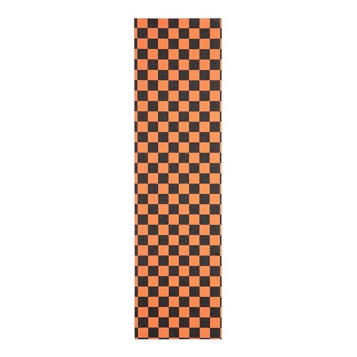 Lija Ebony Griptape Pliego Chess Board 9" x 33". Color: Naranja/ Negro 