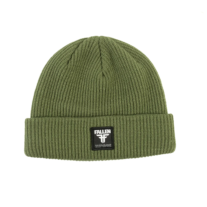 Gorro Fallen Footwear Insignia Beanie. Color: Verde Oliva