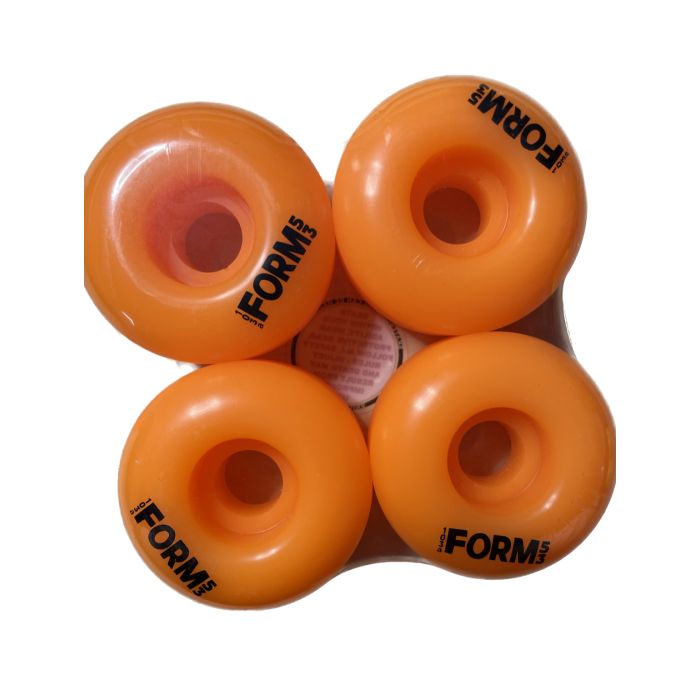 Ruedas de Monopatín Form Wheels Solid 53mm. 103a. Color: Naranja