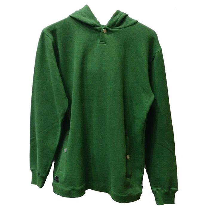 Sudadera capucha Fourstar Signature botton Color: Verde