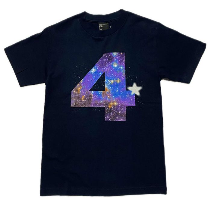 Camiseta de managa corta Fourstar Galaxy Navy. (Unidad)