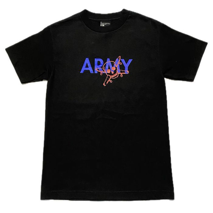 Camiseta de manga corta Fourstar Pirate Army. Color: Negro. (Unidad)