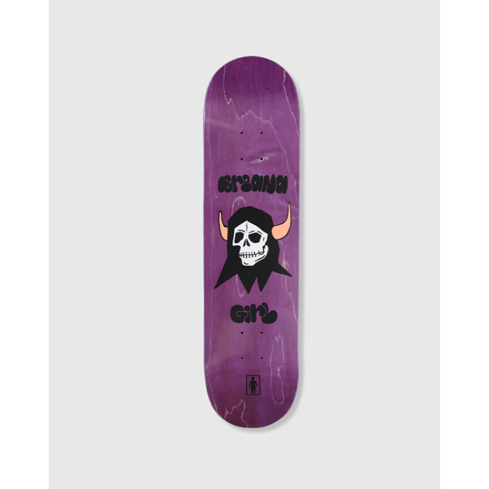 Tabla de monopatín Girl Skateboards Breana Geering Good Times Goth 8.25" x 31.75" (Unidad) (El color de la madera puede variar)