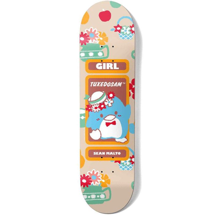 Tabla de monopatín Girl Skateboards Sean Malto Hello Kitty & Friends Twin Tip. 8.50 x 31.875". Shape: G096. (Unidad)