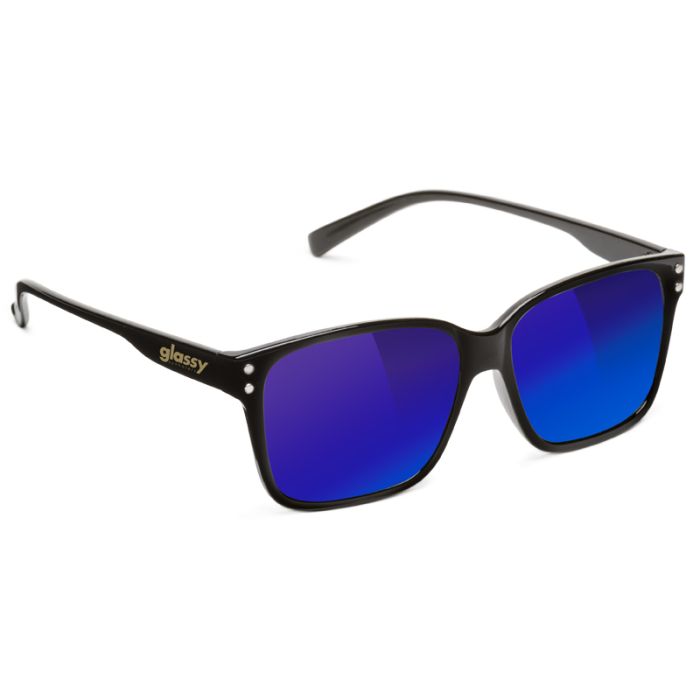 Gafas Glassy Fritz, Color, Negro/ Azul, Espejo