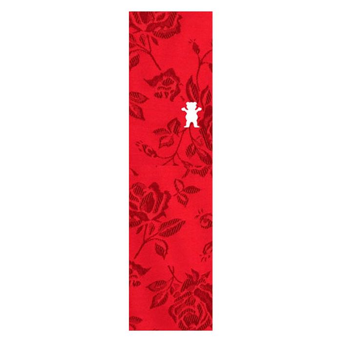 Pliego de Lija Grizzly Griptape Rose Thread OG Bear 9" x 33" Color, Rojo