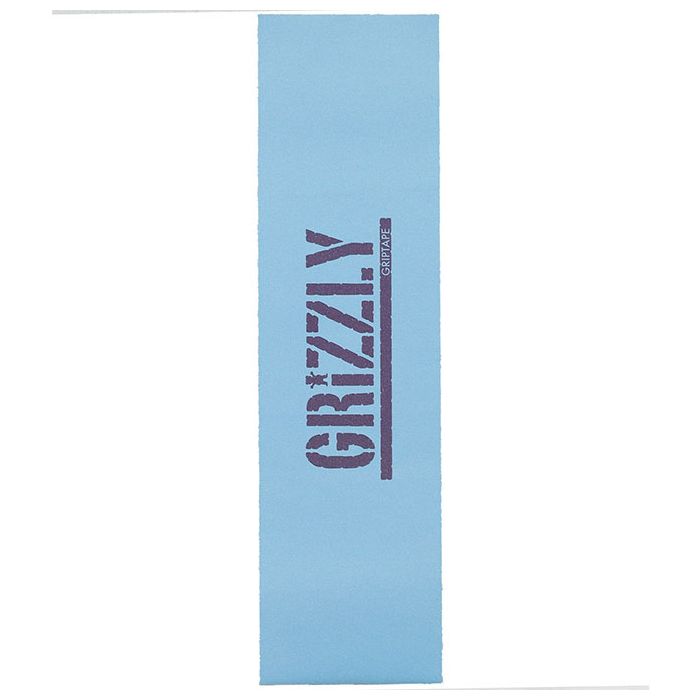 Pliego de Lija Grizzly Grizzly Griptape Stamped Necessities Blue 9" x 33 Color, Azul 