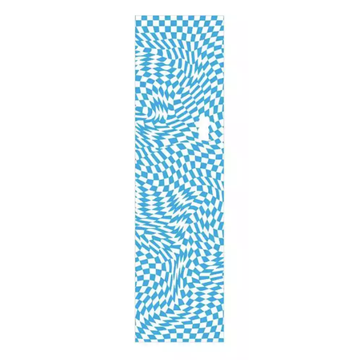 Grizzly Griptape Trippy Checkerboard Blue 9.0" x 33.0". (Unidad)