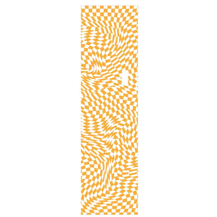 Grizzly Griptape Trippy Checkerboard Yellow 9.0" x 33.0". (Unidad)
