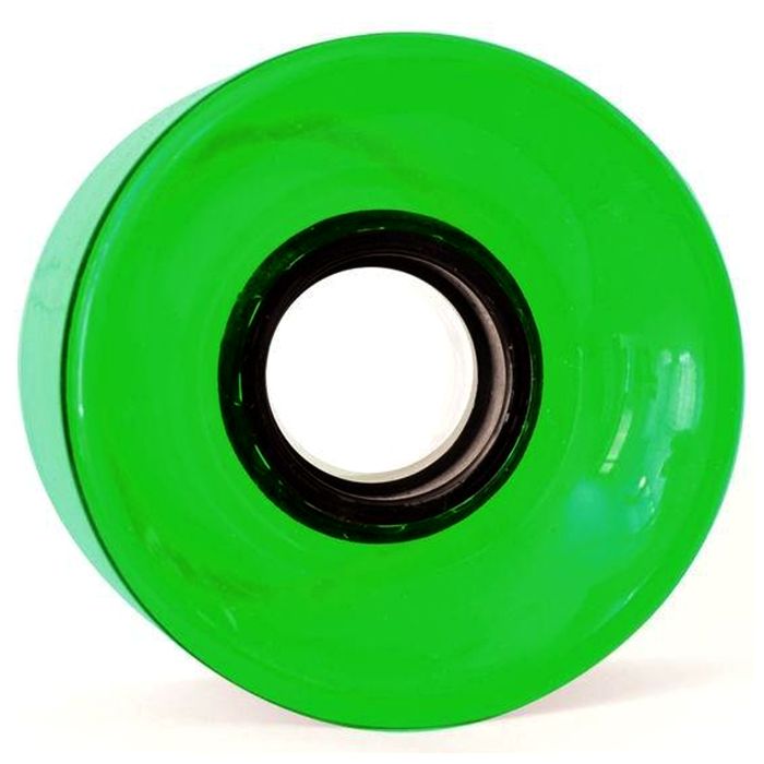 Ruedas de Monopatín Industrial Cruiser Wheels. 60mm. 83a. Color: Verde. (4 Unidades)