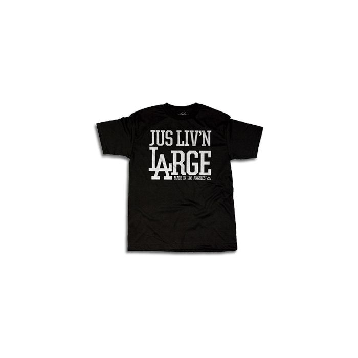 Camiseta de manga corta JSLV Premium Liv N Large. Color: Negro. (Unidad)