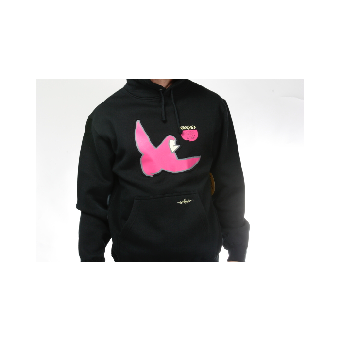 Sudadera con capucha Krooked We Take Pride. Color: Negro