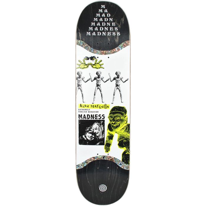 Tabla de monopatín Madness Alex Perelson Delusion Super Sap R7 Slick. 8.38" x 32.4". WB: 14.75".  (Unidad) 