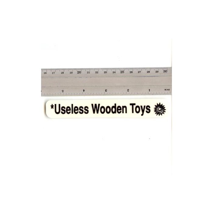Adhesivo New Deal Useless wooden toys bar 