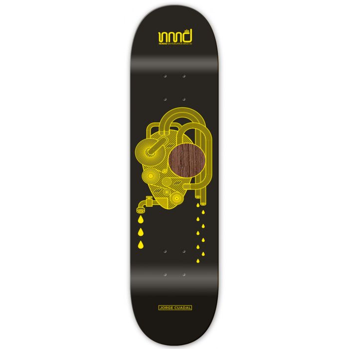 Tabla Nomad Skateboards Fluor Green 8.25" x 32.0" NMD1 Concavo Mediano