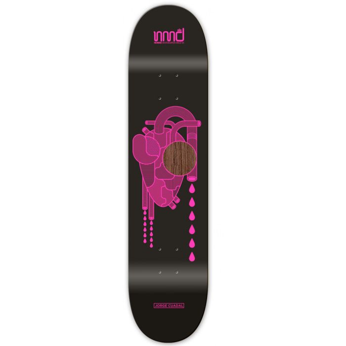 Tabla Nomad Skateboards Fluor Pink 8.37" x 32.75" NMD1 Concavo Mediano