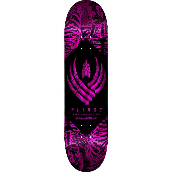 Powell Peralta Skeleton Foil Pink FLIGHT. 8.0" K26