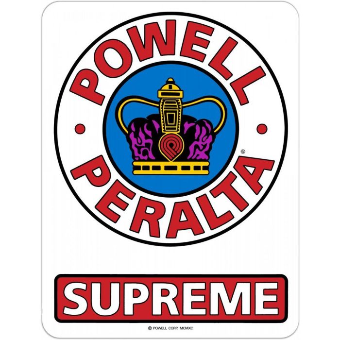 Pegatina Powell Peralta NOS Sticker Supreme 4.38" x 3.25"