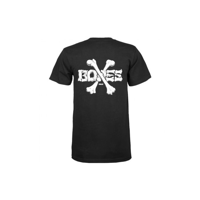 Camiseta Powell Peralta Cross Bones. Color: Negro