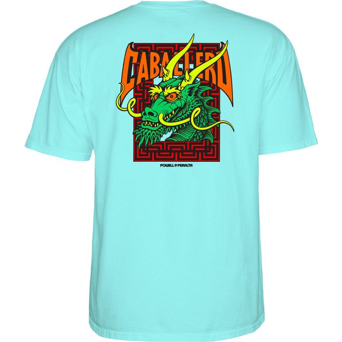 Camiseta Powell Peralta Steve Caballero Street Dragon. Color: Celandón.
