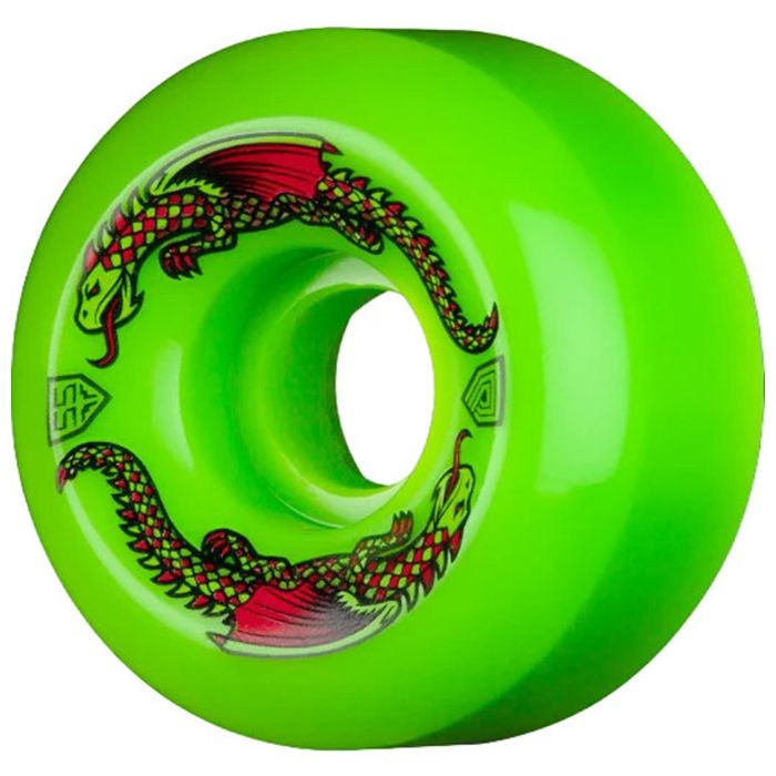 Powell Peralta Formula Dragon, 55mm x 35mm. 93a. Green. (4 Unidades)