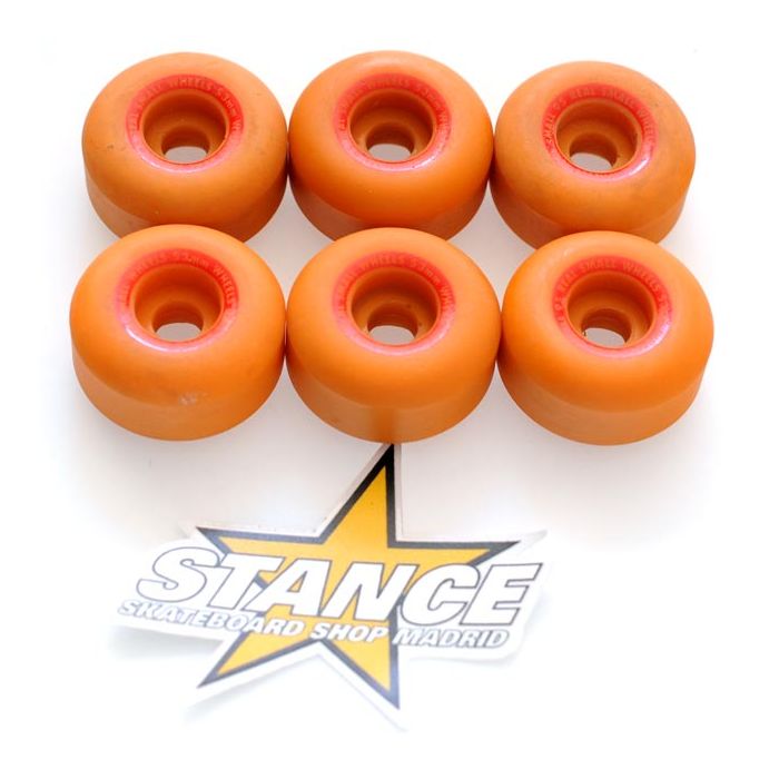 Ruedas Real Skateboards NOS small wheels 53mm x 31mm 95a Orange