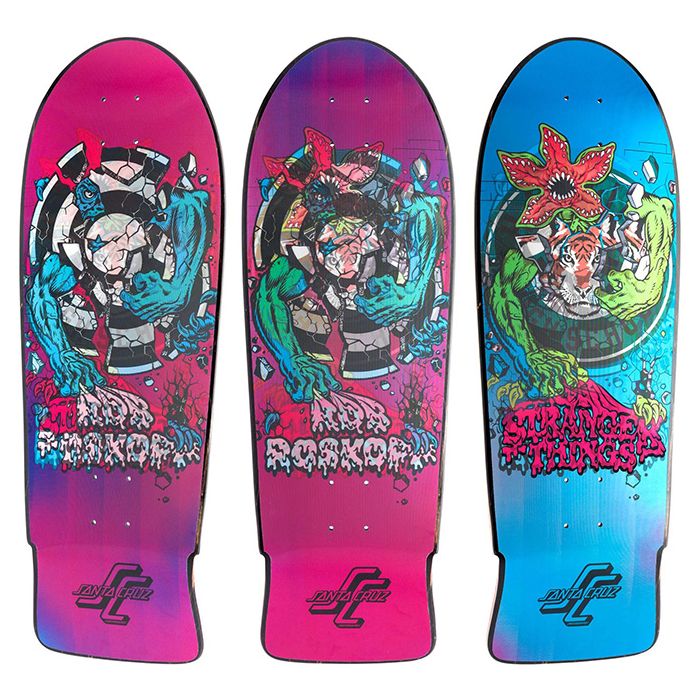 Tabla de monopatín Santa Cruz x Stranger Things Roskopp Demogorgon 10.25" x 30.03" 