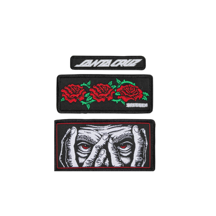 Parche Santa Cruz Dressen Eyes Roses Patch Set