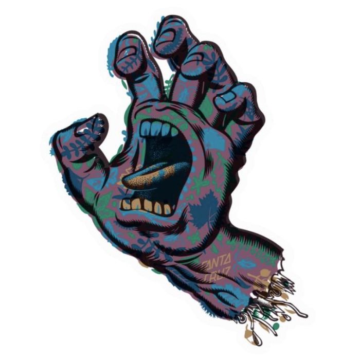 Adhesivo Santa Cruz Growth Hand 5.5" x 7"
