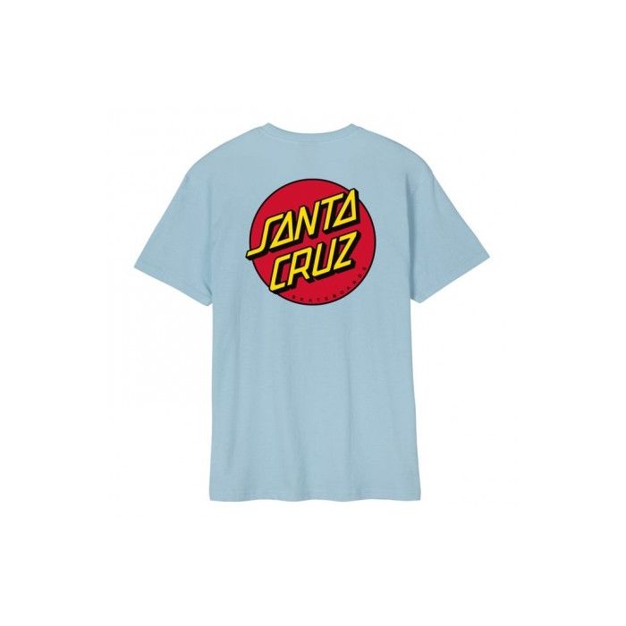 Camiseta de manga cortaSanta Cruz Tee Classic Dot Chest. Color: Azul