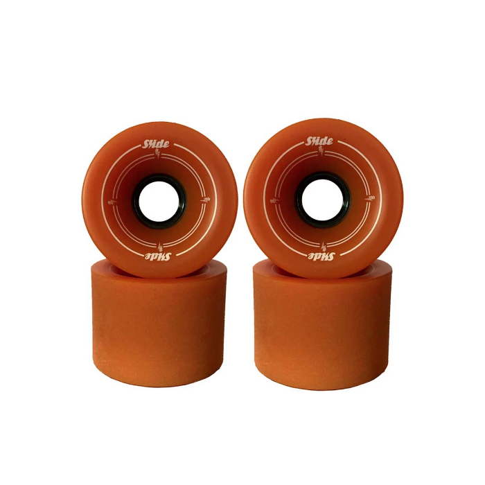 Ruedas Slide Surfskate Toffee 70mm Dureza 78A. Juego de 4 ruedas Slide surfsakte.Color: Marron.