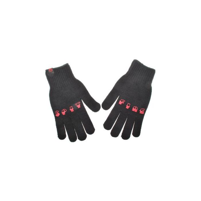 Guantes Spitfire Knuckles gloves. Color: Negro