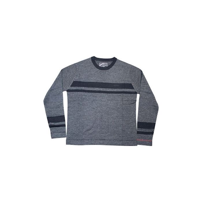 Jersey Spitfire Camden sweater, Gris/ Negro