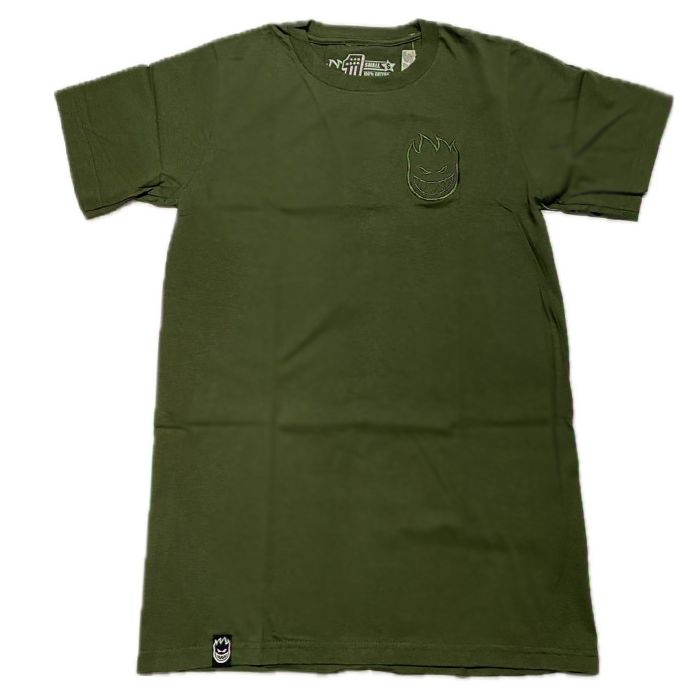 Camiseta manga corta STD Issue. Color: Verde. (Unidad)