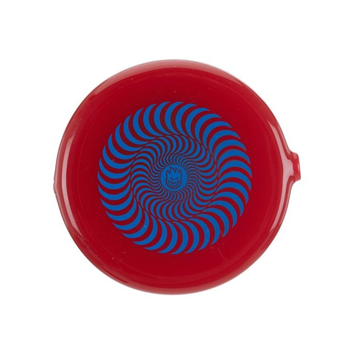 Monedero Spitfire Classic Bighead Swirl Coin Pouch redondo. Color: Rojo/ Azul