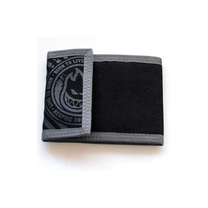 Cartera Spitfire Emblem Tri-Fold Grey