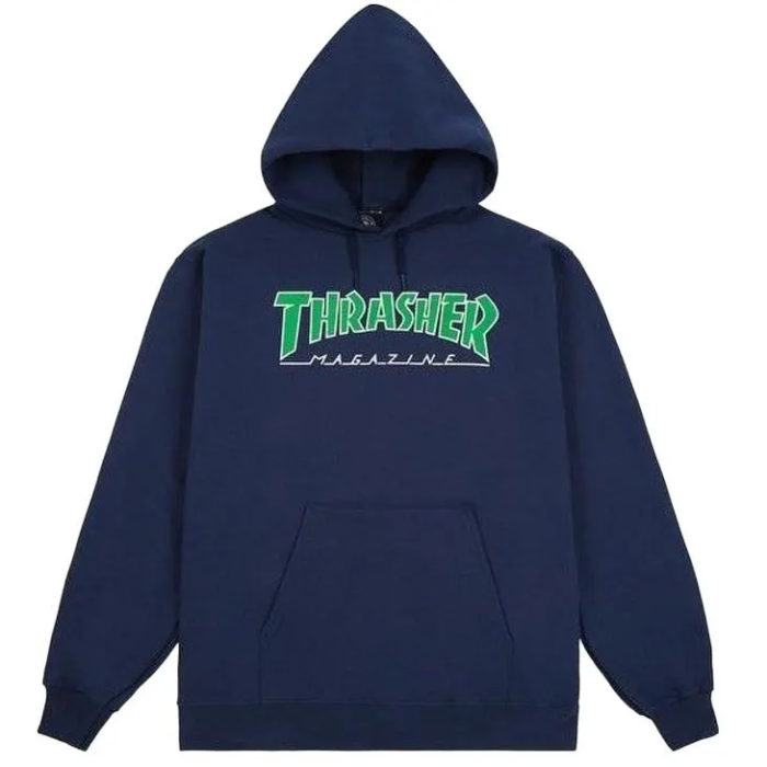 Thrasher sudadera verde outlet