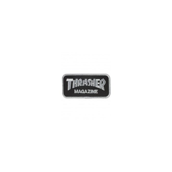 Parche Thrasher Logo. Color: Negro.
